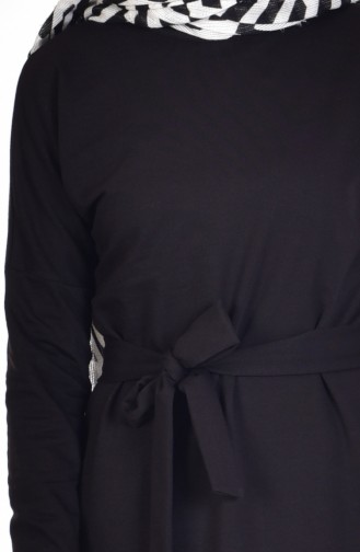 Black Hijab Dress 1003-01