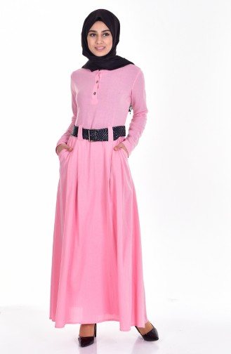 Pink İslamitische Jurk 3001-07