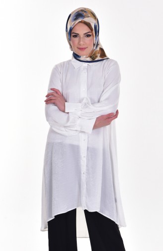 Tunique Satin 61017-03 Blanc 61017-03