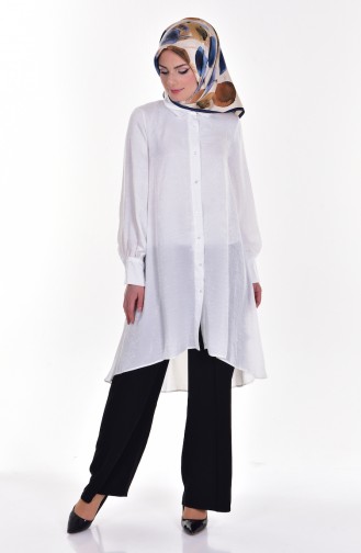 Tunique Satin 61017-03 Blanc 61017-03
