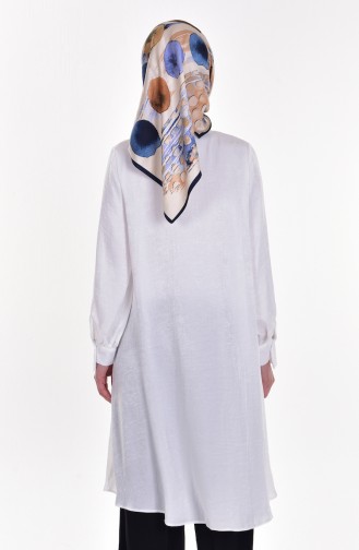 Tunique Satin 61017-03 Blanc 61017-03