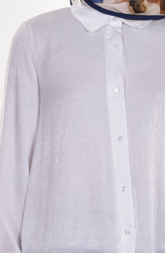 Tunique Satin 61017-03 Blanc 61017-03
