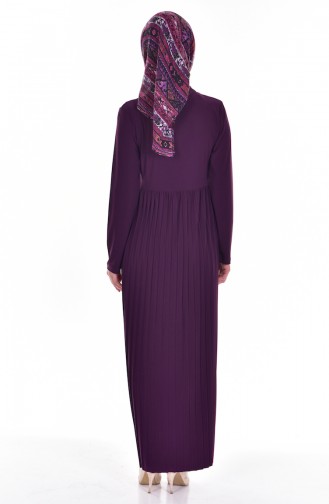 Purple Hijab Dress 3689-01