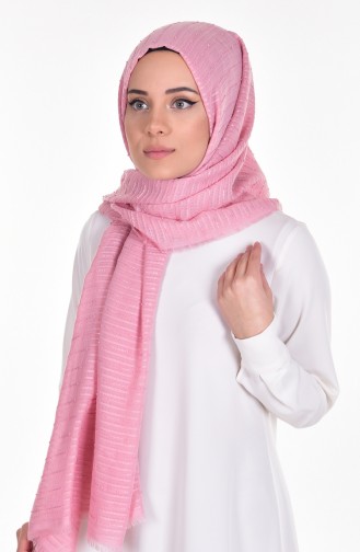 Embossed Flamed Shawl 503157-03 Powder Pink 03