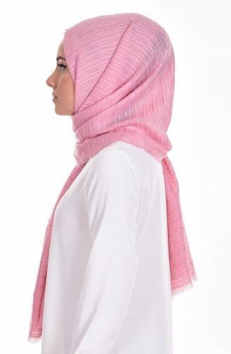 Embossed Flamed Shawl 503157-03 Powder Pink 03
