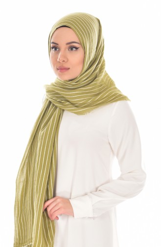 Light Khaki Green Shawl 44317-09