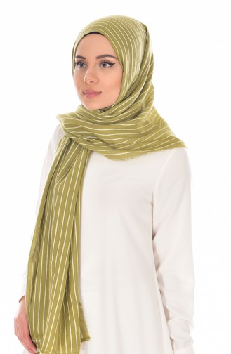 Armine  Gestreifter Schal  44317-09 Helles Khaki 44317-09