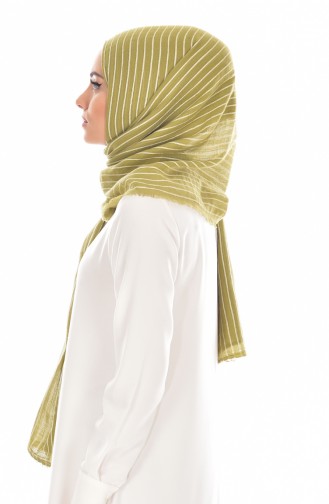 Light Khaki Green Shawl 44317-09