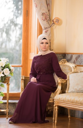 Habillé Hijab Plum 52670-05