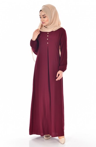Cherry Hijab Dress 9012-03