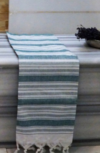 Saraylı Peshtemal Wide Stripes 9004-05 Green 9004-05