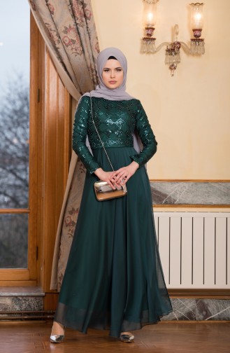 Emerald İslamitische Avondjurk 7944-04