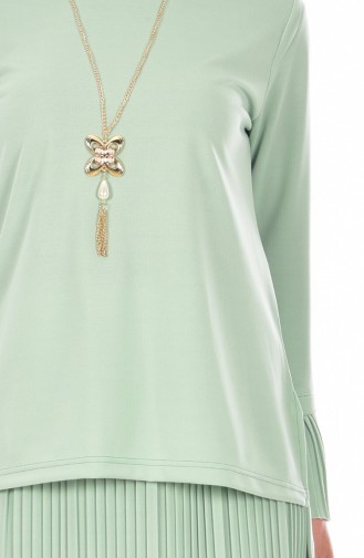 Blouse Skirt Binary Set 3704-01 Mint Green 3704-01
