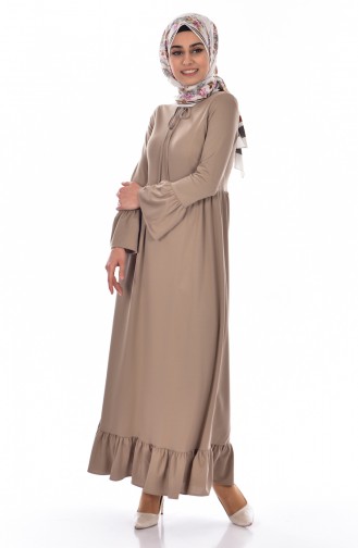 Mink Hijab Dress 1656-05