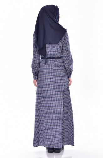 Robe Hijab Blue roi 5732-02