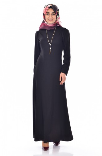 فستان أسود 8104-01