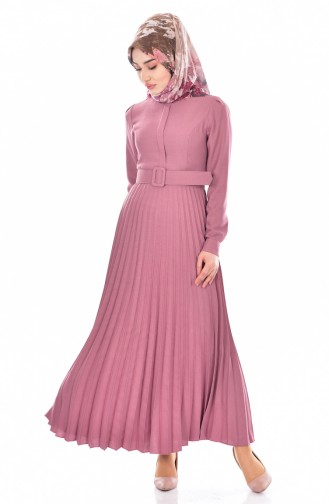 Dusty Rose Hijab Dress 0502-04
