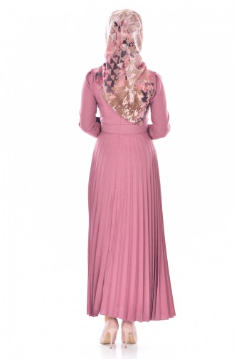 Dusty Rose Hijab Dress 0502-04