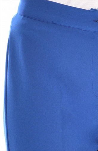 Pantalon Simple 1004-30 Bleu Foncé 1004-30