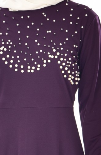 Purple Hijab Dress 7662-01