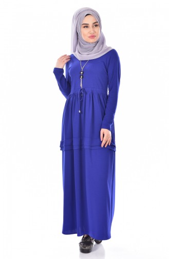 Saxon blue İslamitische Jurk 1081-05