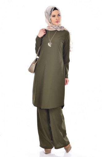 Tunic Trousers Double Suit 9013-06 Green 9013-06