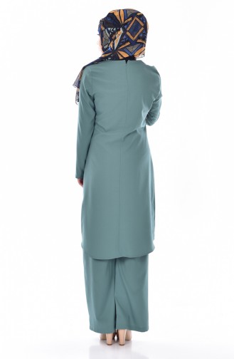Tunic Trousers Double Suit 9013-07 Almond Green 9013-07