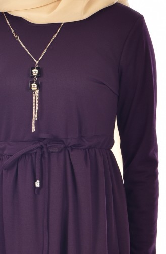 Purple Hijab Dress 1081-04