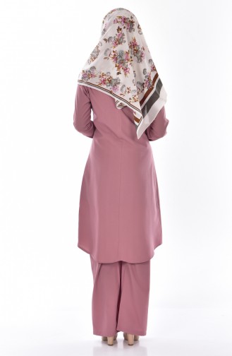 Tunika mit Hose 2er Set 9013-09 Pink 9013-09