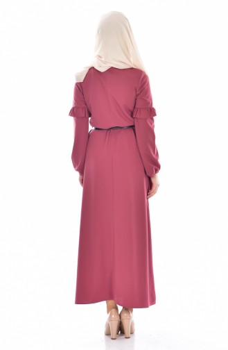 Dusty Rose Hijab Dress 5098-05