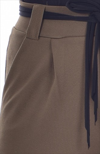 Pantalon Large avec Poches 1314-01 Khaki 1314-01