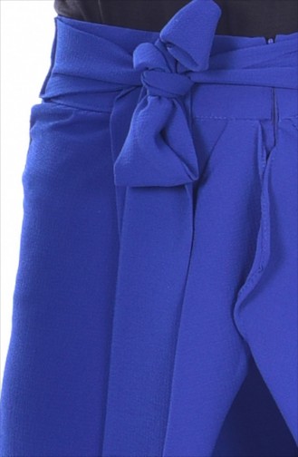 Pantalon a Ceinture 2582-06 Bleu Roi 2582-06