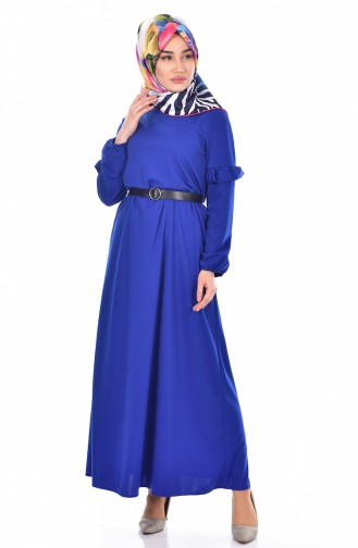 Saxon blue İslamitische Jurk 5098-07