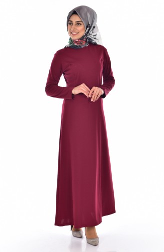 Hijab Kleid  5162-05 Weinrot 5162-05