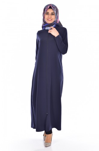 Navy Blue Abaya 0127-03