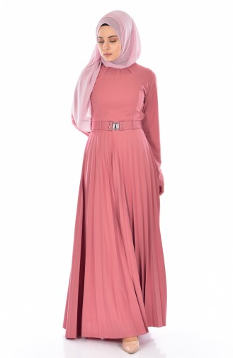 Powder Hijab Dress 1851-05