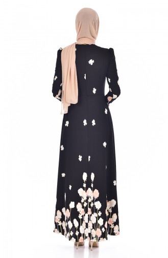Robe Hijab Noir 2898A-01