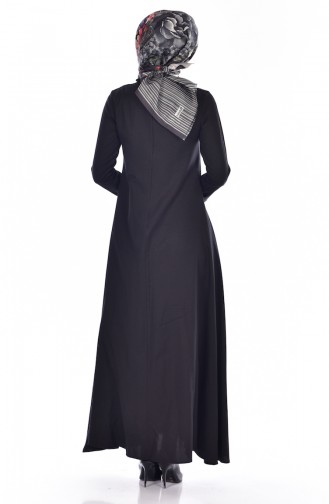 Black İslamitische Jurk 2909-03