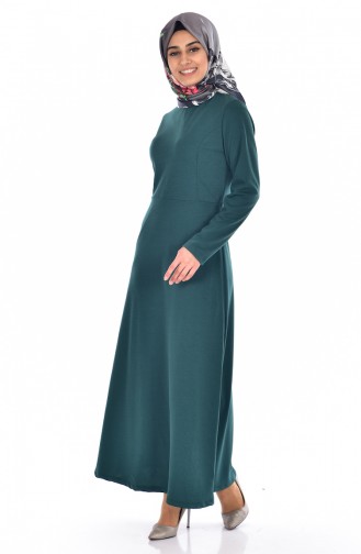 Hijab Kleid  5162-01 Smaragdgrün 5162-01