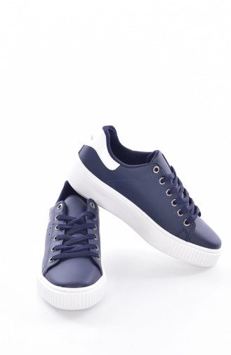 Navy Blue Sport Shoes 0778-09