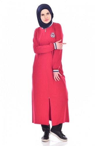 Longue Cape a Fermeture 8076-03 Rouge 8076-03