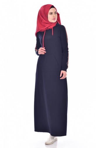 Robe Sport avec Poches 8065-02 Bleu Marine 8065-02
