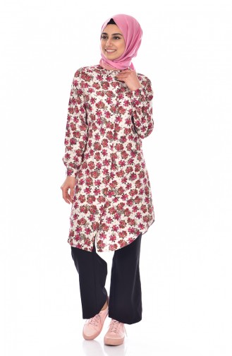 Viskon Emprime Tunik 2438-01 Mürdüm