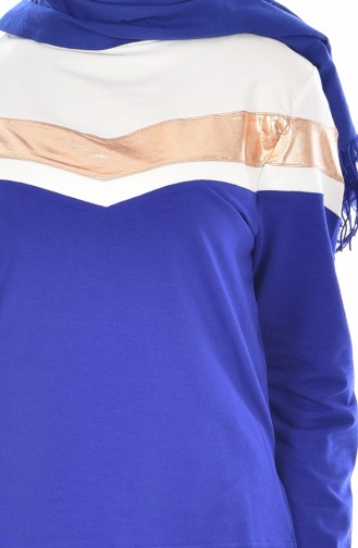 Bluz Etek İkili Takım 8094-03 Saks