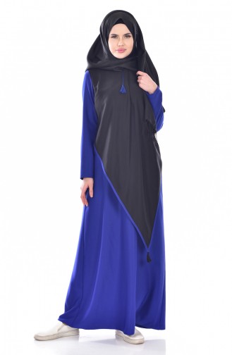 Robe Hijab Blue roi 4226-01