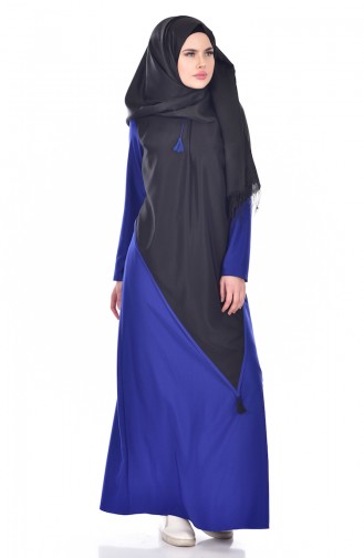 Robe Hijab Blue roi 4226-01