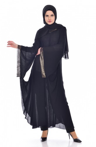Black Abaya 1494-02