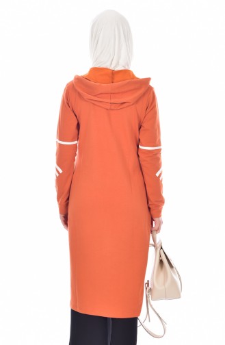 Cape a Fermeture et Capuche 8057-07 Orange 8057-07