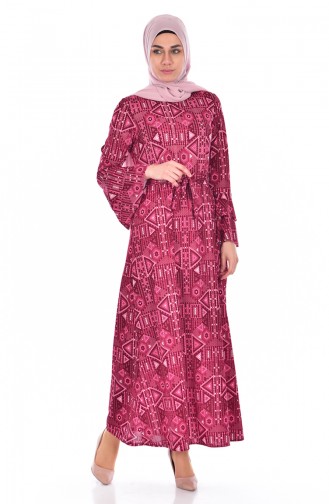 Cherry Hijab Dress 4126-04