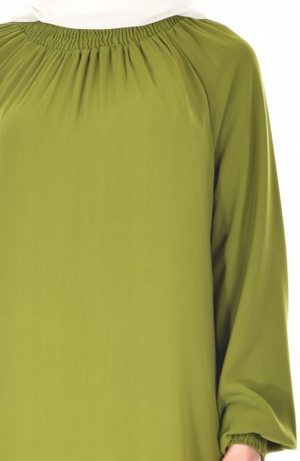 Robe Manches Elastique 0021-20 Vert Herbe 0021-20